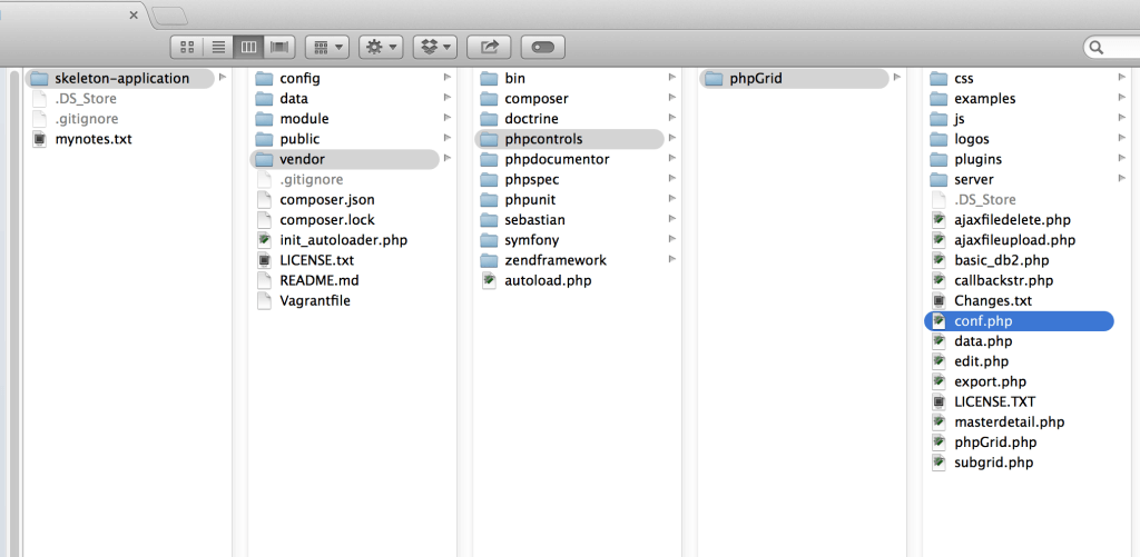 zendframework-folder