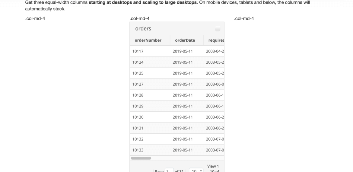 bootstrap grid layout
